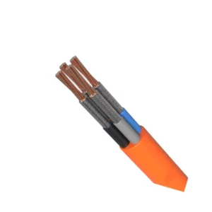 كابل نسوز سيليكوني 1/5 * 4 شیلددار
